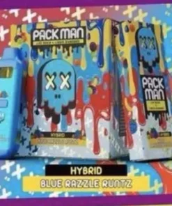 Packman Blue Razzle Runtz Disposable