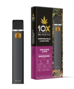 Grape Ape Vape – Delta 8 THC – Disposable – 10X – 920mg
