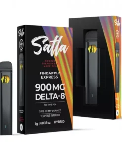 Pineapple Express Vape Pen – Delta 8 – Disposable – Satla – 900mg
