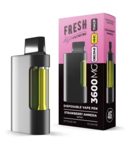 Strawberry Amnesia Disposable – D8 Blend – Fresh – 3600MG