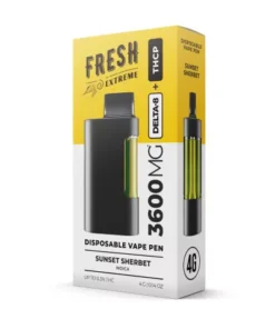 Sunset Sherbet Disposable – D8, THCP Blend – Fresh – 3600MG